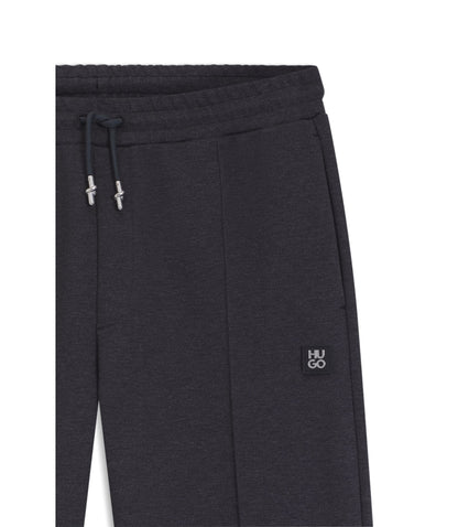 Hugo Pintuck Pleat Tracksuit Bottoms In A Relaxed Fit Grey