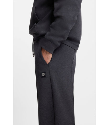 Hugo Pintuck Pleat Tracksuit Bottoms In A Relaxed Fit Grey
