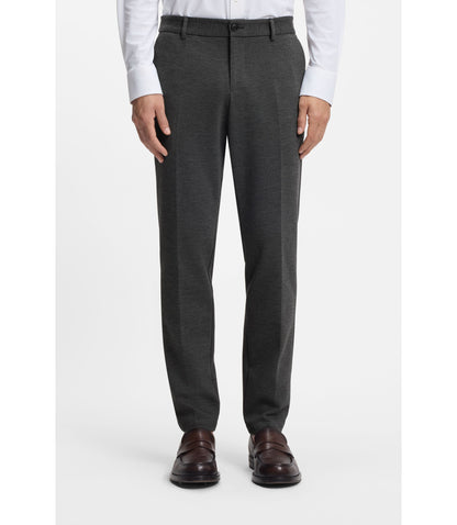 Boss Slim Fit Trousers In Performance Stretch Fabric Silver