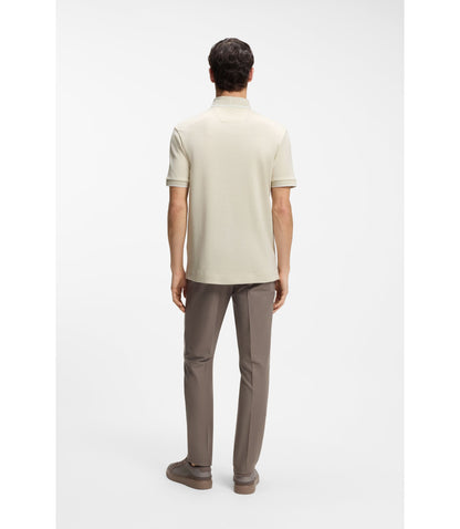 Boss X Aston Martin Polo Shirt In Wool Cotton Piqu White