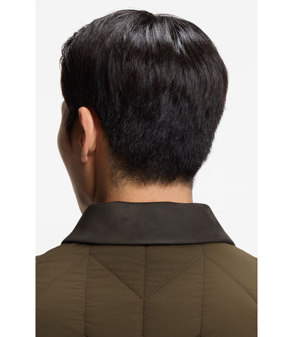 Boss Nubuck Trim Jacket With Water Repellent Finish Light Green