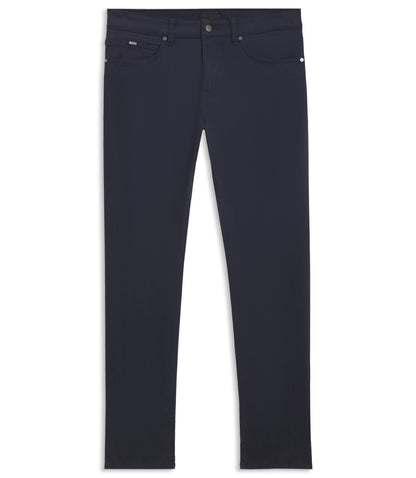 Boss Delaware Slim Fit Jeans In Stretch Denim Dark Blue