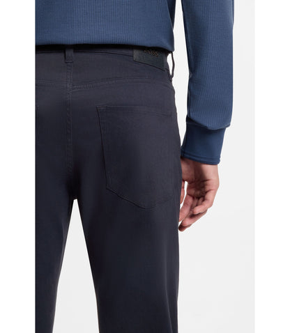 Boss Delaware Slim Fit Jeans In Stretch Denim Dark Blue