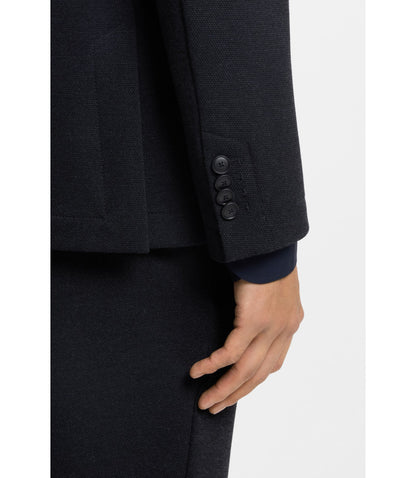Boss Slim Fit Jacket In Performance Stretch Fabric Dark Blue