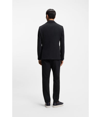 Boss Slim Fit Jacket In Performance Stretch Fabric Dark Blue