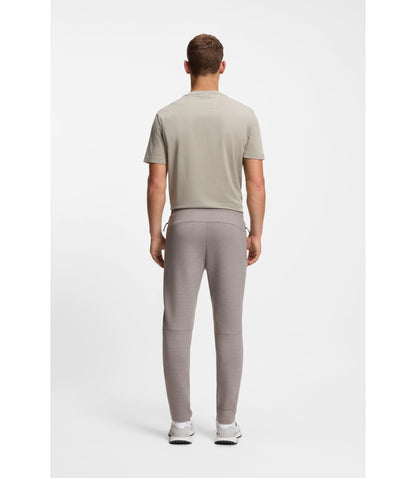 Boss Reflective Detail Tracksuit Bottoms In A Regular Fit Light Grey