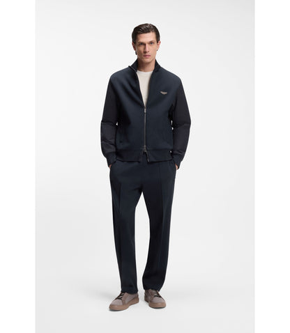 Boss X Aston Martin Tracksuit Bottoms With Drawcord Dark Blue