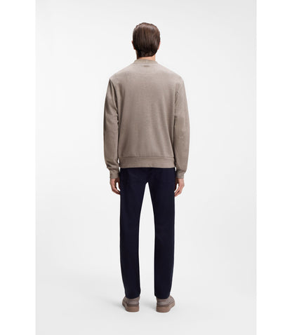 Boss X Aston Martin Sweatshirt With Wing Detail Light Grey