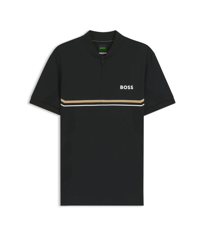 Boss Polo Shirt With Seamless Bodymapping Black
