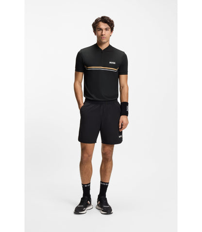 Boss Polo Shirt With Seamless Bodymapping Black