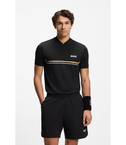 Boss Polo Shirt With Seamless Bodymapping Black