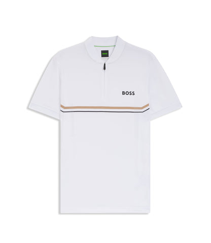 Boss Polo Shirt With Seamless Bodymapping White