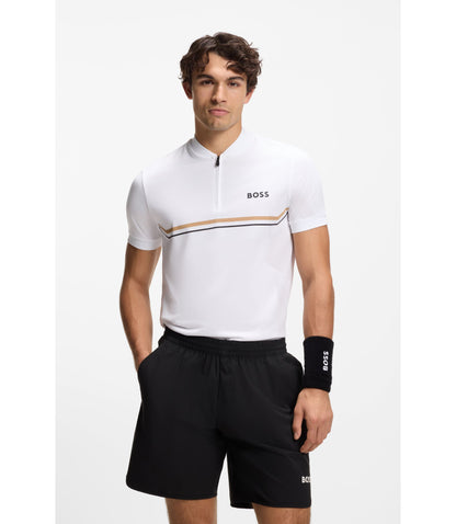 Boss Polo Shirt With Seamless Bodymapping White