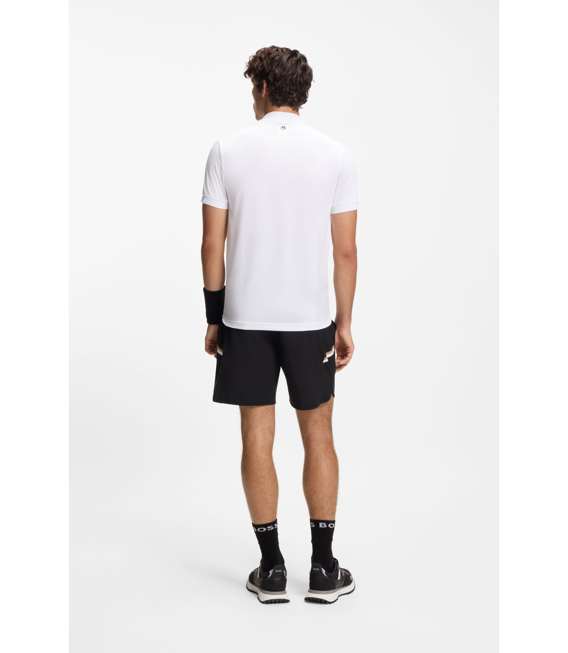 Boss Polo Shirt With Seamless Bodymapping White