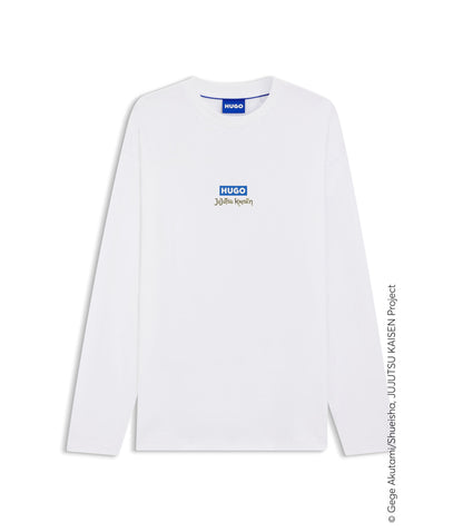 Hugo X Jujutsu Kaisen T Shirt With Yuji Megumi And Kento Print White