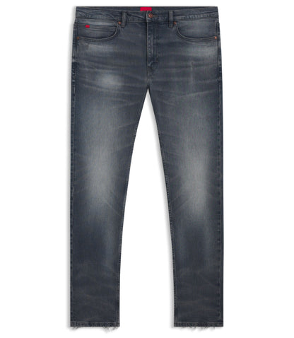 Hugo Ash Blue Extra Slim Fit Jeans In Stretch Denim Blue