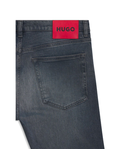 Hugo Ash Blue Extra Slim Fit Jeans In Stretch Denim Blue