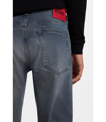 Hugo Ash Blue Extra Slim Fit Jeans In Stretch Denim Blue