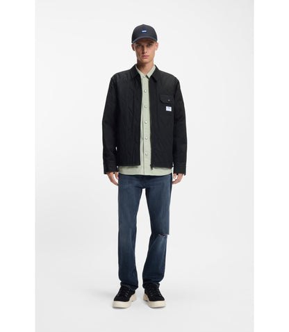 Hugo Relaxed Fit Shirt With Padding Black
