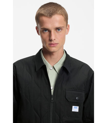 Hugo Relaxed Fit Shirt With Padding Black