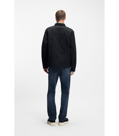 Hugo Relaxed Fit Shirt With Padding Black