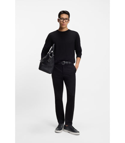Boss Gary Trainers With Woven Details Black Black