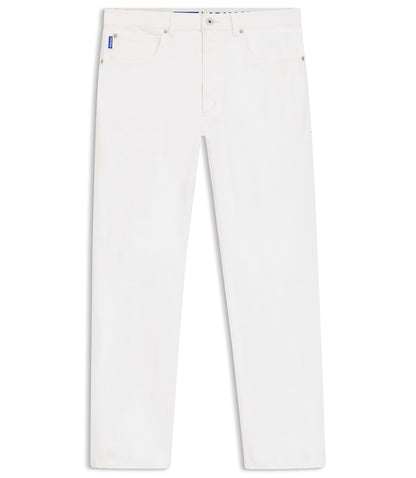 Hugo Regular Fit Jeans In White Denim White
