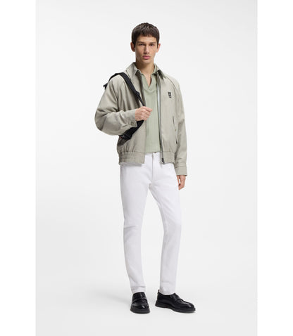 Hugo Extra Slim Fit Jeans In White Comfort Stretch Denim White