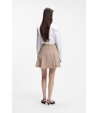 Hugo Relaxed Fit Blouse With Heart Logo White Women's