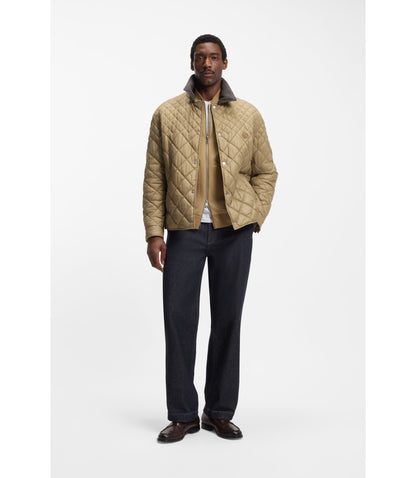 Boss Indigo Regular Fit Jeans In Stretch Denim Dark Blue