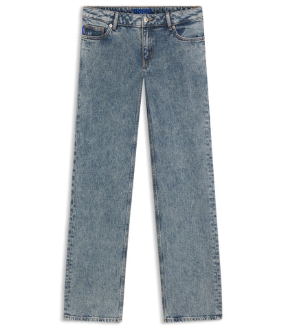 Hugo Blue Boot Cut Jeans In Stretch Denim Blue Women's