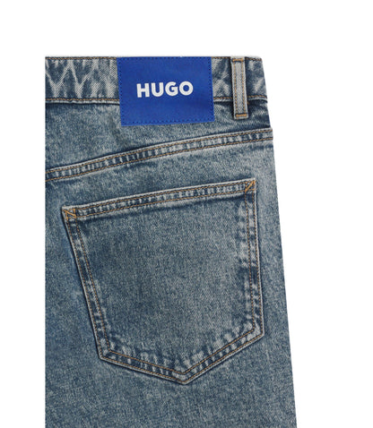 Hugo Blue Boot Cut Jeans In Stretch Denim Blue Women's