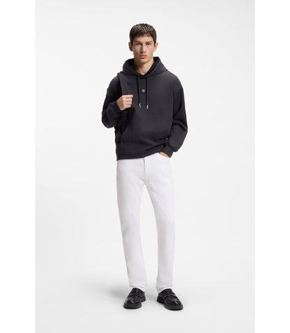 Hugo White Slim Fit Jeans In Stretch Denim White
