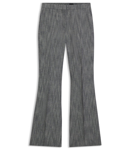 Boss Regular Fit Trousers In Melange Denim Patterned Women's