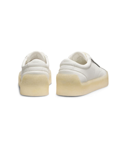 Hugo Leather Derby Shoes With Crepe Rubber Sole White White