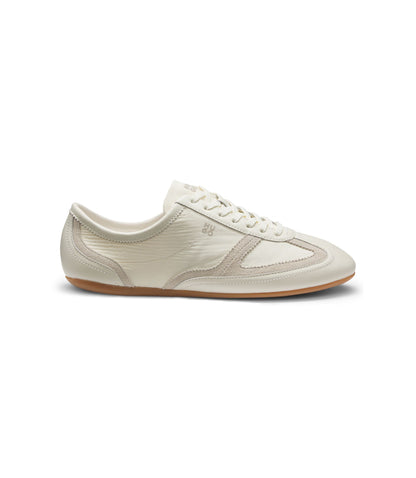 Hugo Low Top Trainers With Suede And Leather White Womens White