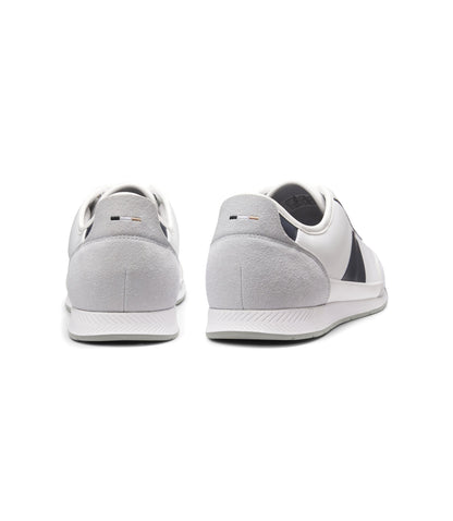 Boss Low Top Trainers With Structured Trims White White
