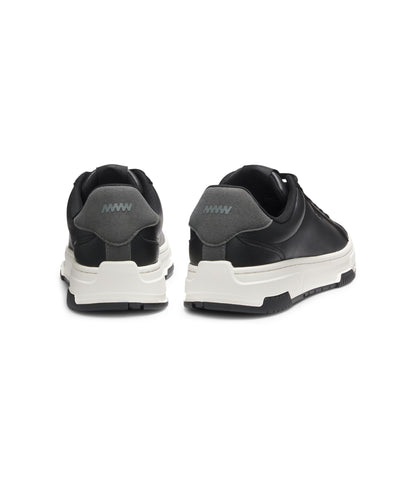 Hugo Trainers In Faux Leather Black Black
