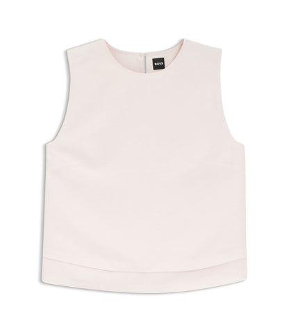 Boss Layered Top With Open Back Light Pink Women's