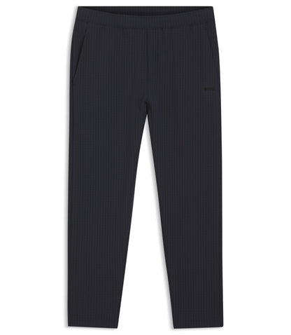 Boss Zip Frame Tracksuit Bottoms In Waffle Fabric Dark Blue