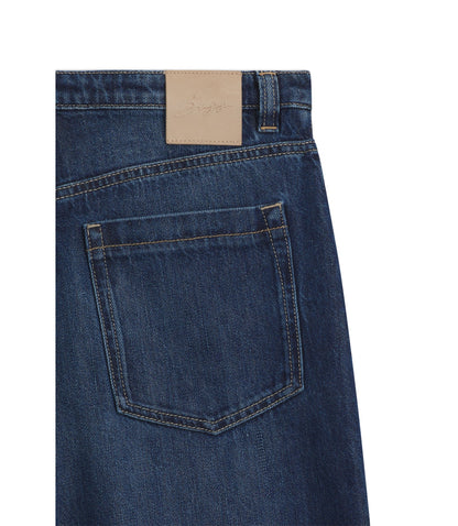 Boss Flared Fit Jeans In Blue Denim Dark Blue Women's