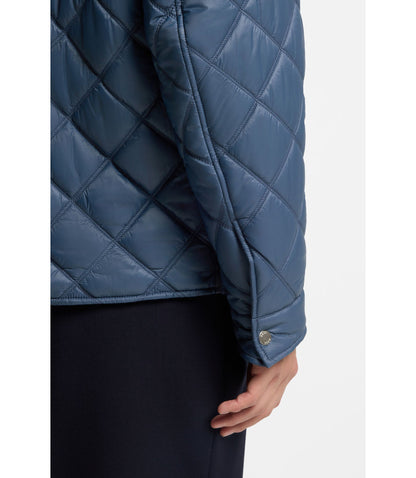 Boss Water Repellent Jacket With Mixed Quilting Light Blue
