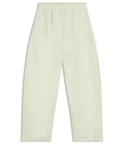Boss Balloon Leg Trousers With Elasticated Waist Green Women's