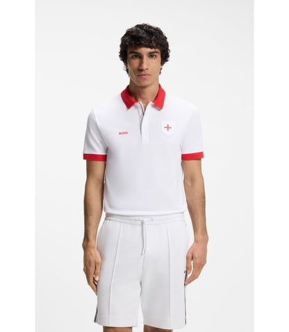 Boss Paddy Polo Shirt With Country Flag England