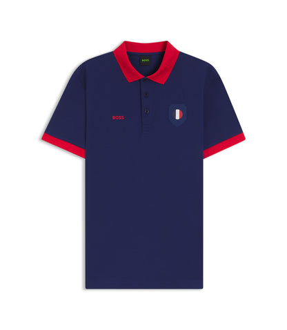 Boss Paddy Polo Shirt With Country Flag France