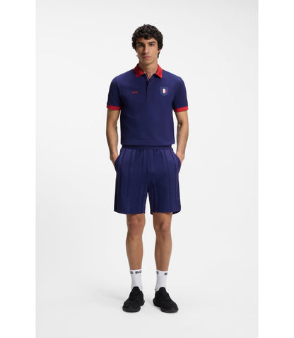 Boss Paddy Polo Shirt With Country Flag France