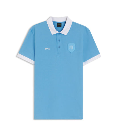 Boss Paddy Polo Shirt With Country Flag Argentina