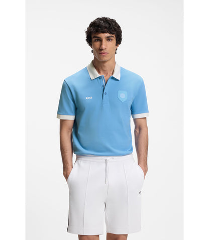 Boss Paddy Polo Shirt With Country Flag Argentina