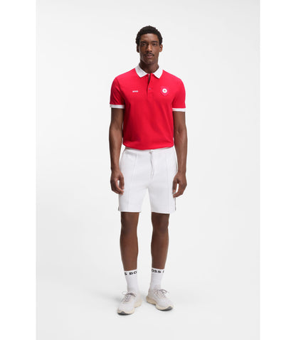 Boss Paddy Polo Shirt With Country Flag Canada