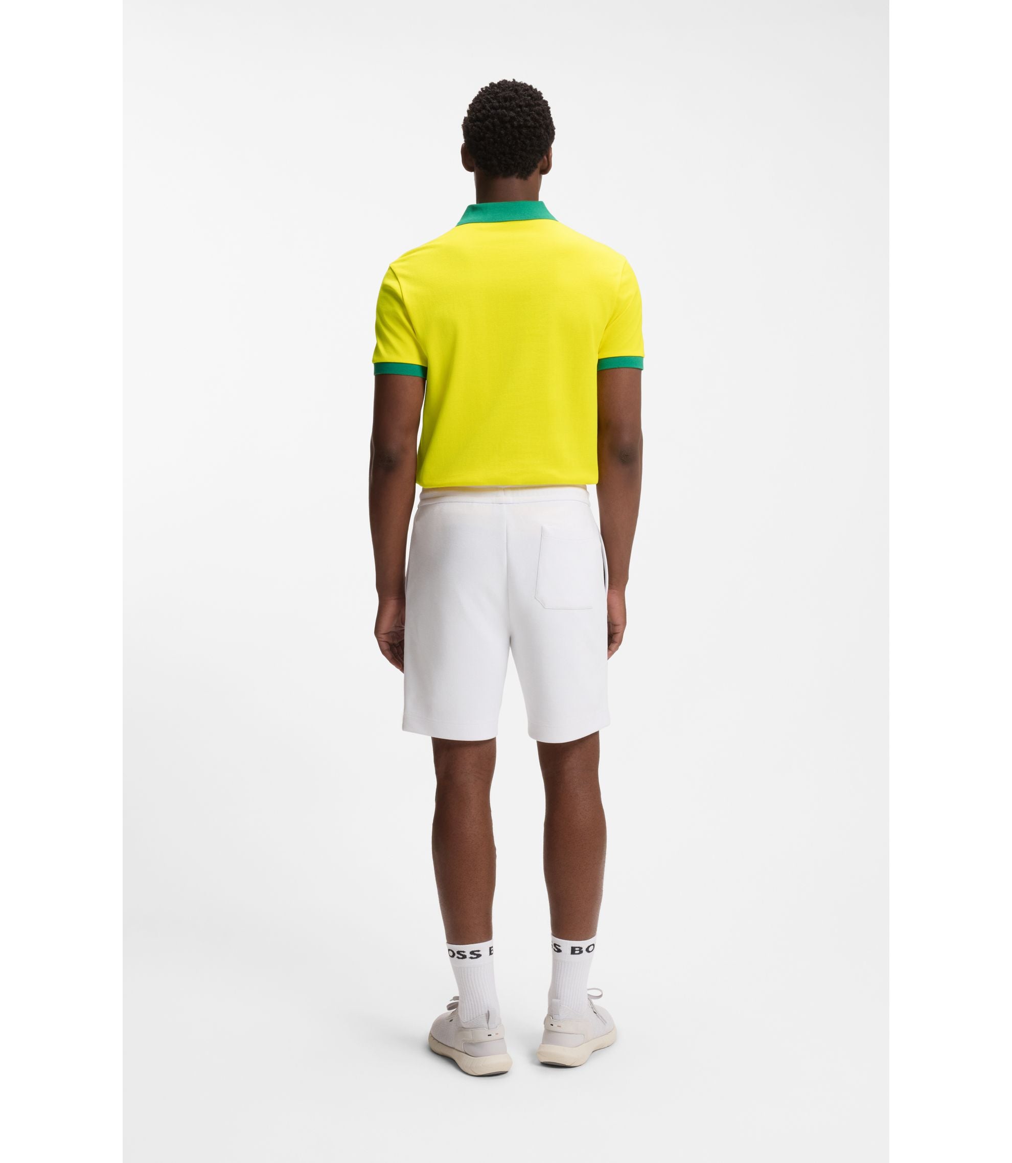 Boss Paddy Polo Shirt With Country Flag Brazil